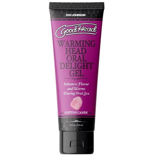 Goodhead warming oral delight gel cotton candy 4 oz (bulk)
