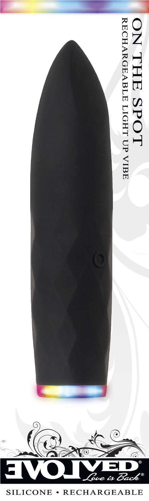 Evolved on the spot light up bullet rechargeable