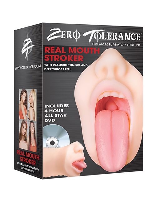 Zero tolerance real mouth stroker