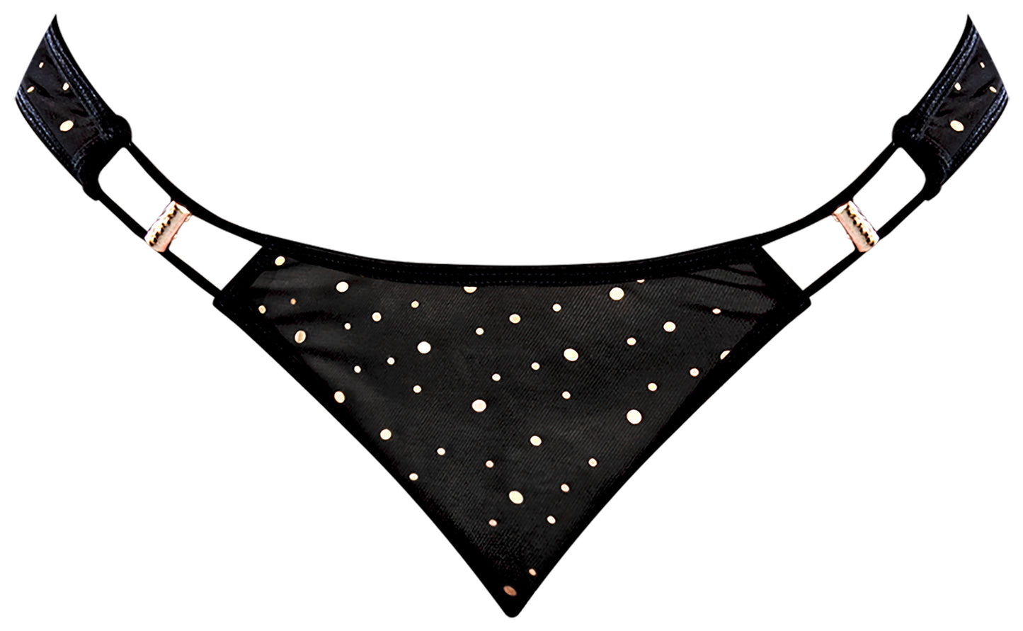 Glitz & glam tanga black s/m