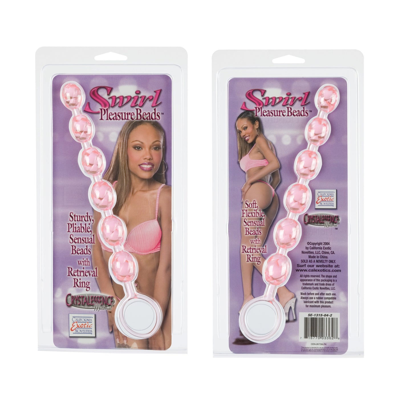 Swirl Pleasure Beads - Pink