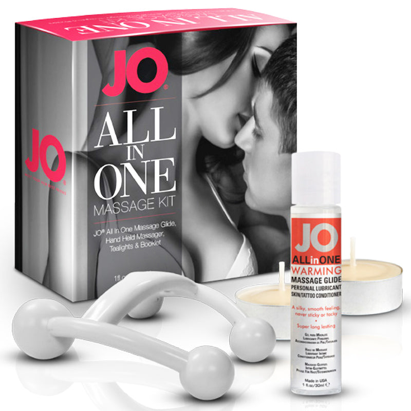 JO All-In-One Massage Kit Warming 1oz