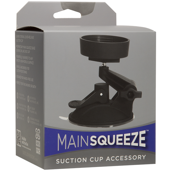 Main squeeze suction cup accessory black