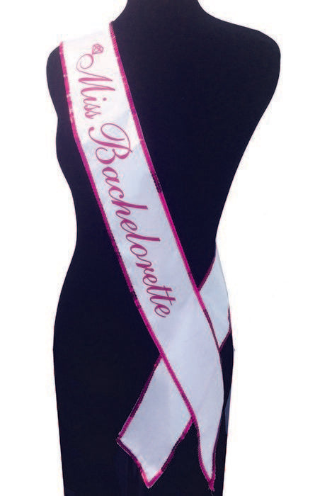Miss bachelorette sash