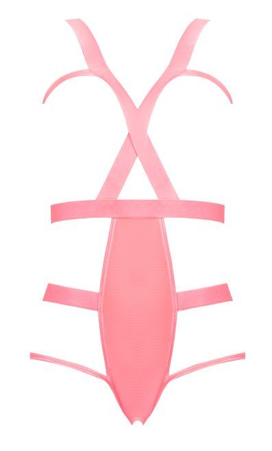 Forever mesh cupless strap teddy coral 2xl