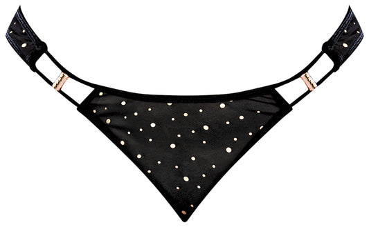 Glitz & glam tanga black s/m