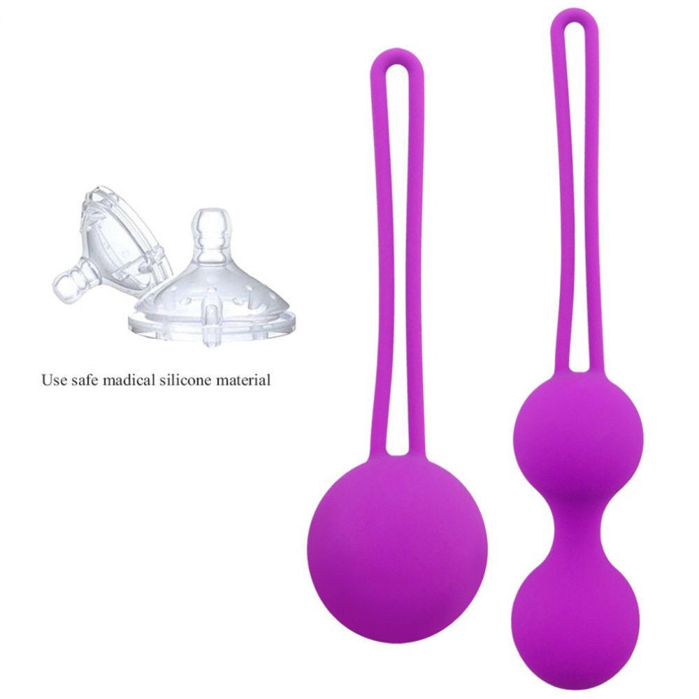 Safe Silicone Kegel Ball Vaginal Tight Exercise Ben Wa Ball Female Small Ball 3pcs/set