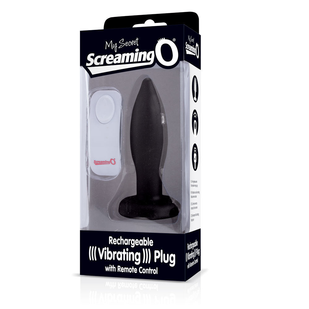 My secret remote vibrating plug black