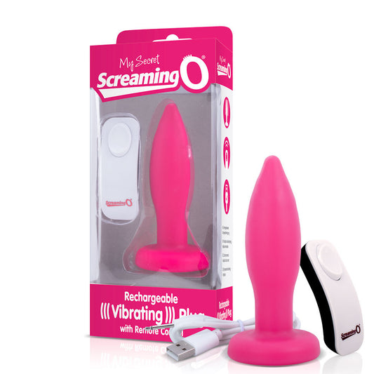 My secret remote vibrating plug pink